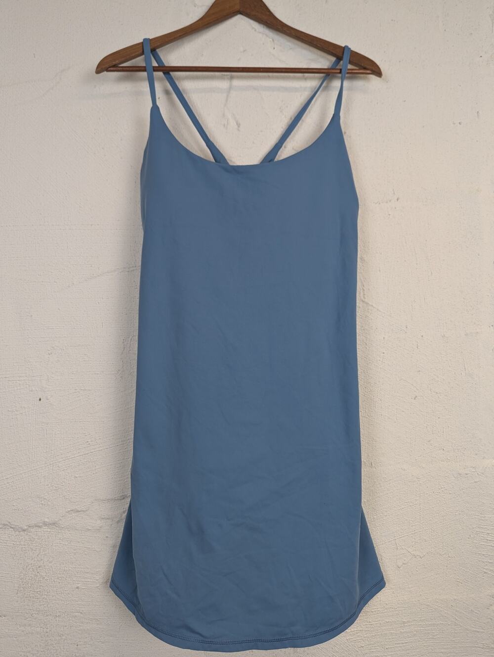 Halara Athletic Dress Built in Shorts Tennis Pickleball Pockets Blue Womens XL